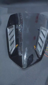 PAKET VISOR WINDSHIELD NMAX NEW PLUS GARNISH PEMANIS VISOR LED WATERPROOF NMAX NEW STANDAR