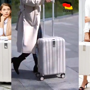 Danke Signature 20inch H80002 - Koper 20in Anti Gores Baret Pecah Tahan Banting Peyok Ringan 4 Roda Kuat Putar 360 derajat Bagasi Kabin Cabin Pesawat Tas Traveling Makeup