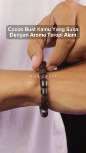 Gelang Kayu Gaharu Super King Grade A Motif Kapsul Kalimantan