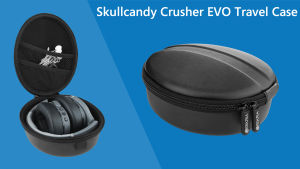 Geekria Headphone Case for Skullcandy Crusher ANC Crusher Wireless Hesh 3 Crusher 360 Venue Headphones Replacement Protective Hard Shell Travel Carrying Bag for Accessories
