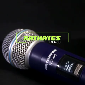 RAYHAYES Wireless Microphone Blurtooth Rechargeable Original Dual Handheld Mic for Videoke