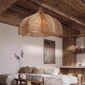 Pheashine | Designer Japanese Zen Style Woven Lamp