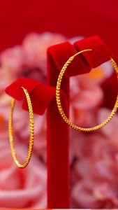 24K GOLD PLATED EARRINGS SUBANG BULAT CINCIN HOOPS EARRINGS (tak mudah luntur warna) SUBANG EMAS TELINGA BANGKOK