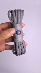 MR Shoelaces OP11 Abu-Abu (Gray) Tali Sepatu Polyester Oval 5mm - Panjang Tali 80cm 90cm 100cm 120cm 130cm 150cm 180cm 200cm untuk Sneakers Olahraga - Premium Shoelace