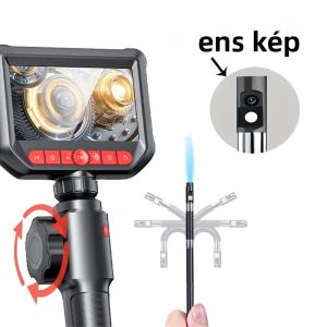 Máy Nội Soi Cầm Tay Hai Ống Kính S20 8mm 360 Độ ° Máy Dò Đường Ống Xoay Để Kiểm Tra Sự Tắc Nghẽn Của Thiết Bị Gia Dụng