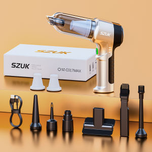 SZUK NEW Car Vacuum Cleaner Strong Suction Cleaning Machine Powerful Portable Handheld Wireless Mini Vacuum Cleaner for Car