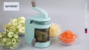 เครื่องหั่นผัก เครื่องหั่นผักแบบเกลียว เครื่องหั่นผลไม้แบบเกลียว เครื่องหั่นเกลียว🍆พร้อมส่ง🍏