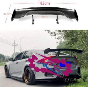spoiler GT style wing universal mobil plastik ABS