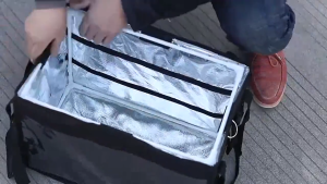 22/30/45/62L Thickened Waterproof Thermal Food Delivery Bag Motorcycle Rider Business Catering Storage Bag
