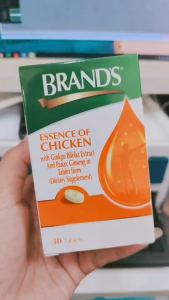 Brand’s Ginkgo Biloba ใบแป๊ะก๊วย และโสมสกัด ผสมซุปไก่สกัด / BRANDS+ธาตุเหล็ก 60S