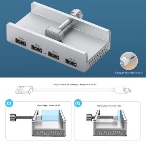 NUOMEIDA | Ổ Cắm Nguồn Đọc Thẻ SD TF Hub USB