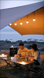 โคมไฟ LED กันน้ำ IPX4 สำหรับตั้งแคมป์พร้อมการชาร์จ USB สำหรับการเดินป่า ตกปลา และกิจกรรมกลางแจ้ง