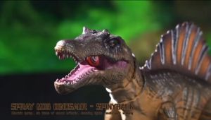Jurassic Remote Control Dinosaur Toys for Kids Children Electronic Realistic Spinosaurus RC Dinosaur Walking Robot Dino with Lights and Roaring Sounds Christmas Gift Fun Gifts
