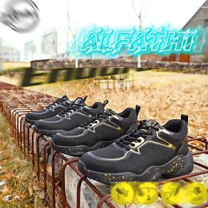[Promo] Sepatu Safety Sport Alfathi New By Guyisa Gold Cloud | Sepatu Safety Sport | Sepatu Kerja | Sepatu Pabrik | Sepatu Casual | Safety Sneakers | Sepatu Safety Import