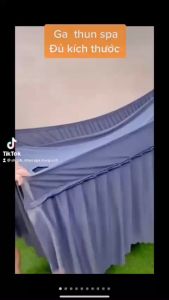 Ga/ Drap giường spa nối mi phun xăm chất liệu thun kích thước may theo yêu cầu- inbox báo kích thước