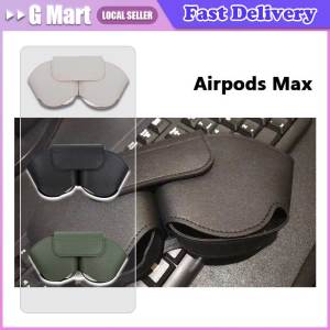 ⭐【LazTop Seller】【AirpodsMax】Leather Case for Airpods Max Headphone Protective Cover Headset Shockproof Anti-drop PU Cover for Airpods Max Anti-scratch AirpodsMax-PU-Pouch