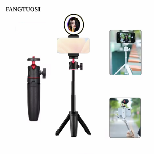 FANGTUOSI Extension Pole Tripod Mini Selfie Stick Tripod Stand Handle Grip for GoPro Insta360 DJI Action Pocket Camera