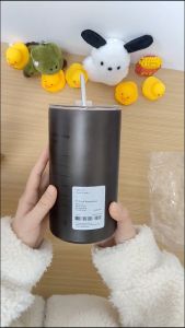 Tumbler Aesthetic Botol Minum Thermos Air Panas&Dingin Stainless Steel