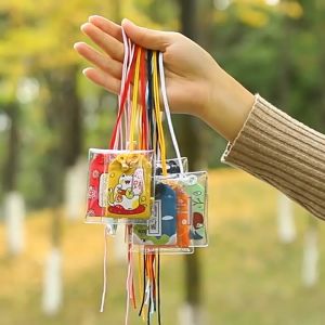 1 set isi 4 buah Kantong Jimat/Embroidery Lucky Charm Bordir Pendant Omamori