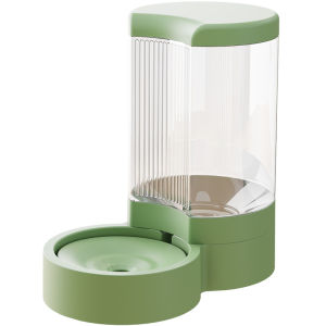 Meilovmao Large Capacity Automatic Pet Feeder Cat Dog Water Bowl Dispenser Dual Smart Food Container Drinking Set Mangkuk