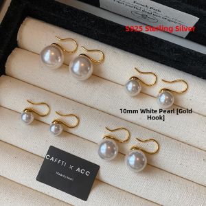 CAFFTI | Polar Opal White Pearl Earrings