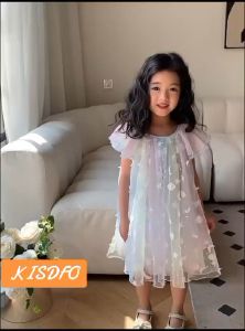(KIDSFO-72) - Dress Anak Perempuan Korean Girl Baby Puffy Tulle Fairy Gradient Princess