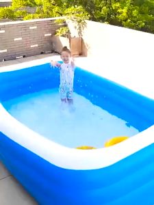 ✅Original fast delivery✅Inflatable Swimming Pool Kids Swimming Pool Baby Swimming Pool Air Pump Family Size