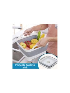 Foldable Expandable Square Vegetable Washing Drain Basket