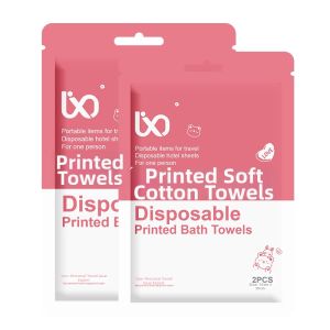 Single Use Compressed Thick Cotton Towels for Travel