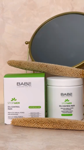 Bông Pad BABE Stop AKN Kiểm Soát Dầu & Làm Sạch Da - 60 Miếng