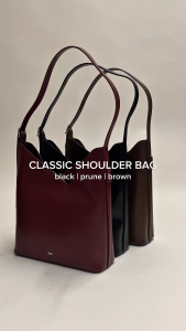 Nose Minimalist Shoulder Bag - Maroon