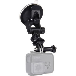 Suction Cup Car Camera Mount W/ Tripod Adapter & Phone Holder Universal Dash Mount for GoPro Hero 13-8 DJI Osmo Action Insta360