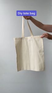 Totebag Ecoprint P5 kain blacu premium polos Termurah