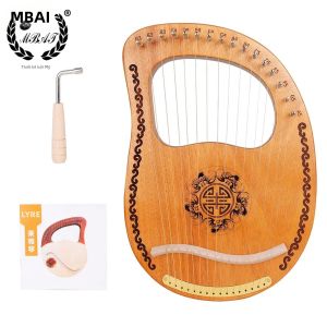 IRIN | Bộ Đàn Lia 16 Dây Bằng Gỗ Mahogany Nguyên Khối 16 Nốt Kèm Dụng Cụ Chỉnh Dây Nhạc Cụ Dành Cho Trẻ Em Người Lớn Và Người Mới Bắt Đầu