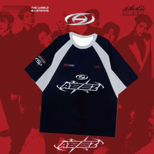 Ybsy Ateez New Korean Sports Jersey Summer Womens Fashionable Loose Short Sleeved Popular Hot Selling y2k Casual Top