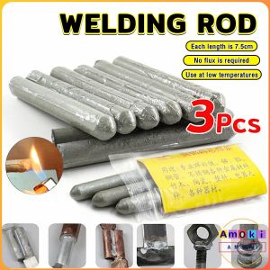 Amoki Low Temperature Welding Rod 3Pcs Metal Welding Wire for Aluminum/Iron Metal Repair
