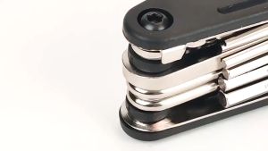 IDEKU - Kunci L Lipat Multi Fungsi 16 in 1 Kunci serbaguna - Toolkit Toolset Kunci Set Sepeda 16 In 1 Kunci L Obeng Wrench Kunci Lipat Multifungsi