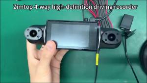 4 Channel GPS Dash Cam for Cars 4*1080P WIFI 360° Degree Video Recorder Rear View Camera Car DVR 24H Hardware Kit Car Assecories