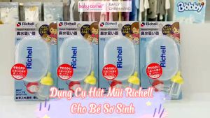 Dụng Cụ Hút Mũi Richell Silicone Cho Bé Từ Sơ Sinh