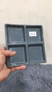 DĨA CHẤM 4 NGĂN 14.5X2 CM - GỐM SỨ CƯỜNG PHÁT - HÀNG VIỆT NAM CHẤT LƯỢNG CAO