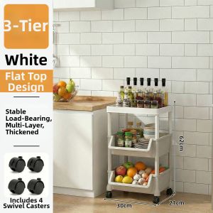 NIFENG | Multifunctional Mobile Storage Shelf