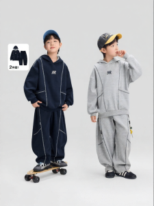 zosee | Boys Sporty Hooded Tracksuit Two-Piece Set