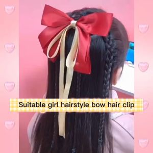 Ribbon Bow Hair Accessories Children Hairpin Hanfu Hairpin Hair Chinese Antique Head Accessories