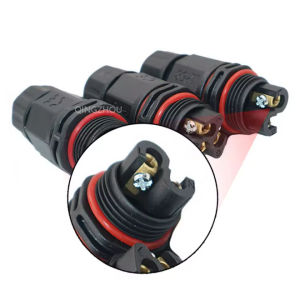 4PCS IP68 Waterproof Connector Three-way Electrical 2/3pin Wire Cable Connector Outdoor Underwater Terminal Block Home Improvement