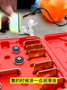 Braun Mall -ชุดเช็ครั่วระบบแอร์ ครบชุด 26 ชิ้น ลูกยาง เหล็กชุบหนา อย่างดี ชุดเช็ครั่วสำหรับแอร์รถยนต์ เช็ค รั่ว แอร์ รถ แอร รถยนต์ แอ