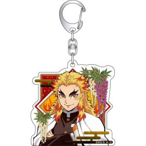 Bandai | for Demon Slayer Anime Peripheral Shinobu Kocho Inosuke Nezuko Tanjirou Acrylic KeyChain Cute Gift Ornament Decoration Pendant