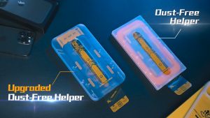 iPhone 16 / 15 / 14 [ Pro Max / Pro / Plus ] Hoda Tempered Glass Screen Protector  ( Dust Free Helper Included ) - Clear