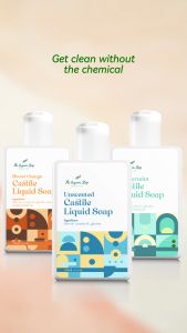 TheOrganicStop Sweet Orange Castile Liquid Soap Sabun Natural 100 ml