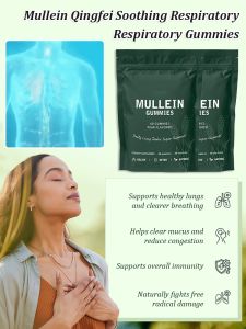 【Clear Lungs/Soothe Breathing】Enhanced Breathing Prunella Gummies Mullein Lung Clearing And Relieve