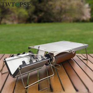TWTOPSE Titanium Stove Windbreaker Rack Table For SOTO ST320 SOD320 MSR PocketRocket Holder Wind Shield Outdoor Camping Stoves